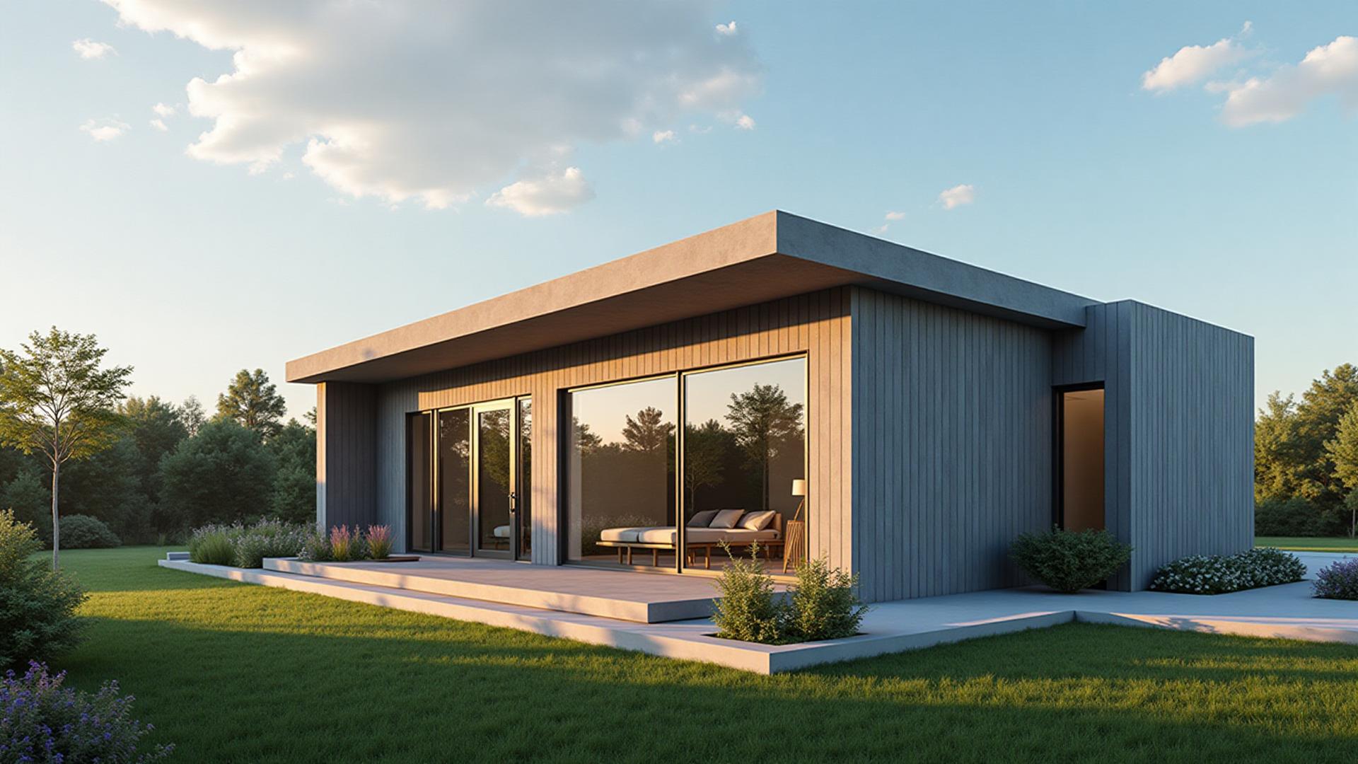 Modern modular home in Florida