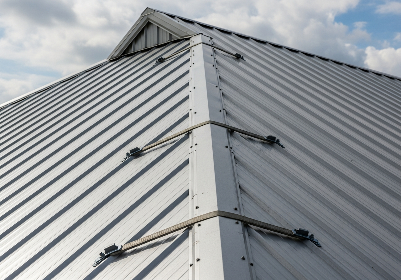 Hurricane-resistant barndominium metal roof in Florida